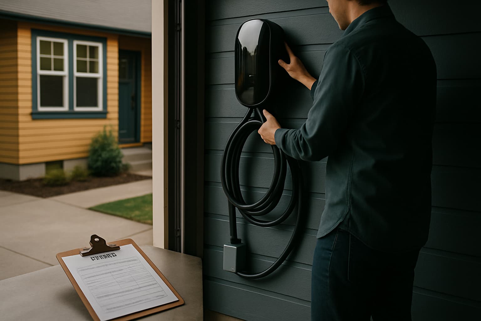 How to Set Up Home EV Charging: Electrician, Permits & Costs